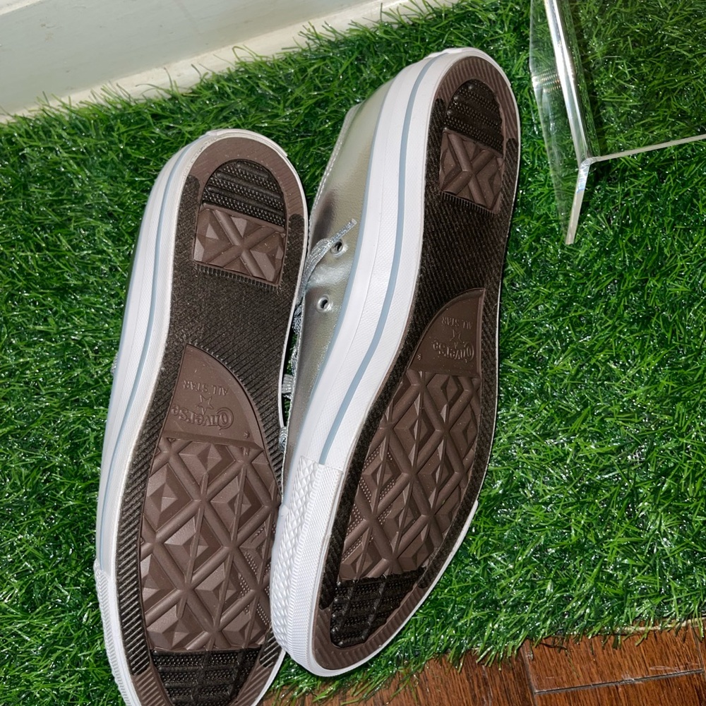 Converse Silver Women's Sneakers - Picture 4 of 7